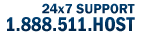 For 24x7 Support, call 1.888.511.HOST.